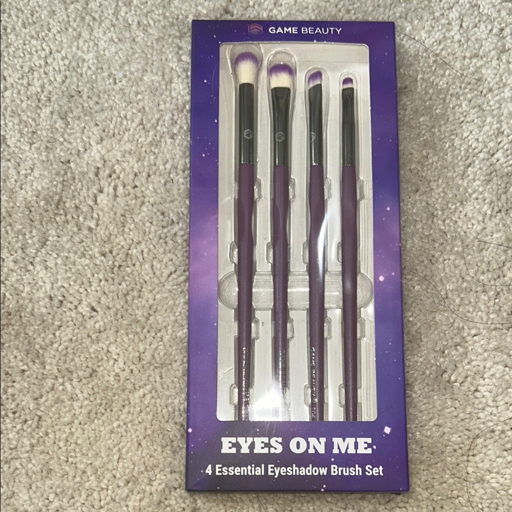 Game Beauty Eyeshadow Brush Set - Purple